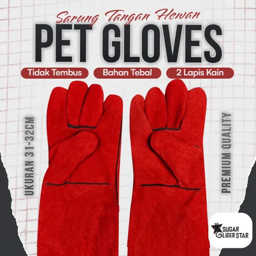ADEWAP GLIDER Pet Gloves Safety Sarung Tangan Handle