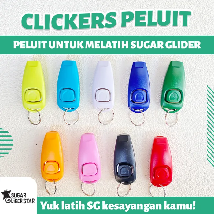 ADEWAP GLIDER Clickers Peluit Ultrasonic Alat Latihan Sugar Glider