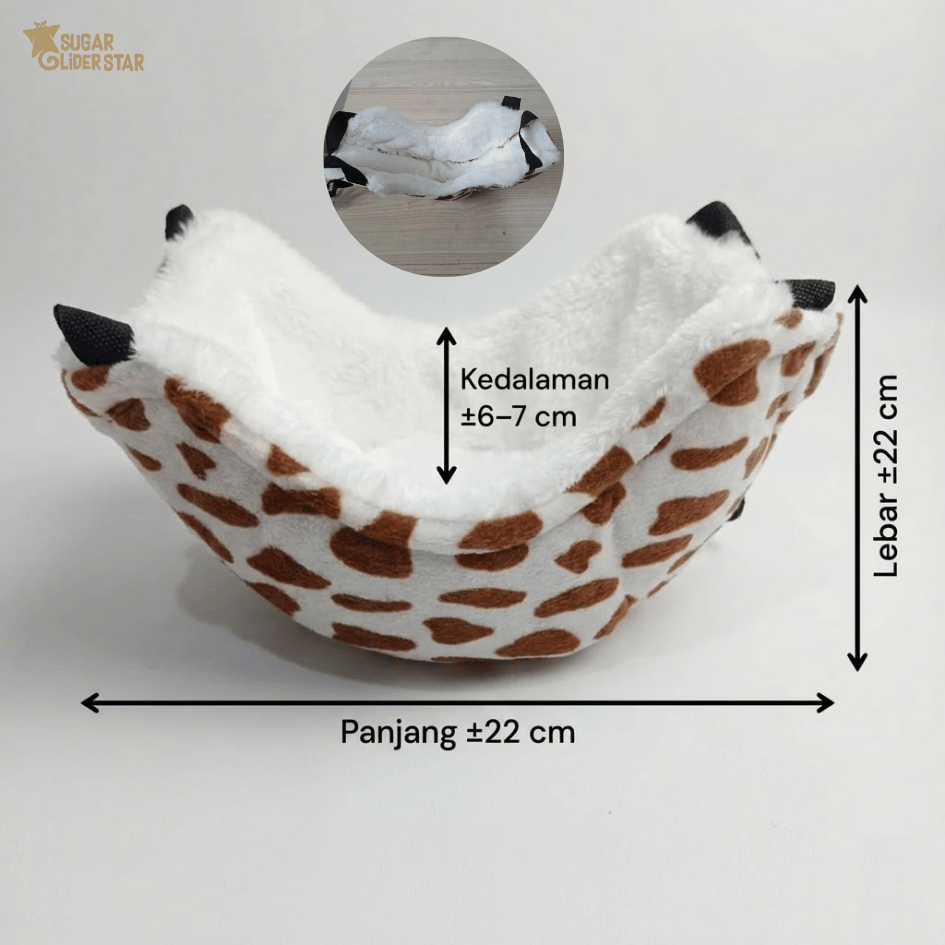 SLEEPING POUCH BENTUK PERAHU KORA KORA / TEMPAT TIDUR SUGAR GLIDER / LEMBUT