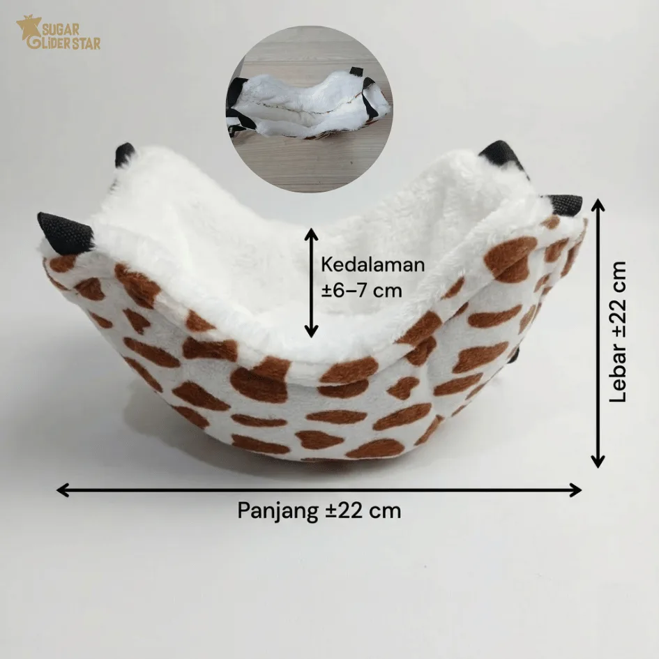 SLEEPING POUCH BENTUK PERAHU KORA KORA / TEMPAT TIDUR SUGAR GLIDER / LEMBUT
