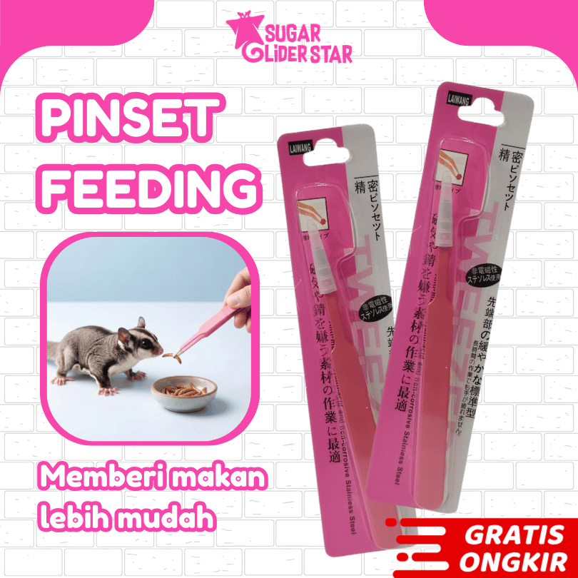 SUGAR GLIDER STAR Pinset Feeding Alat Bantu Makan Sugar Glider