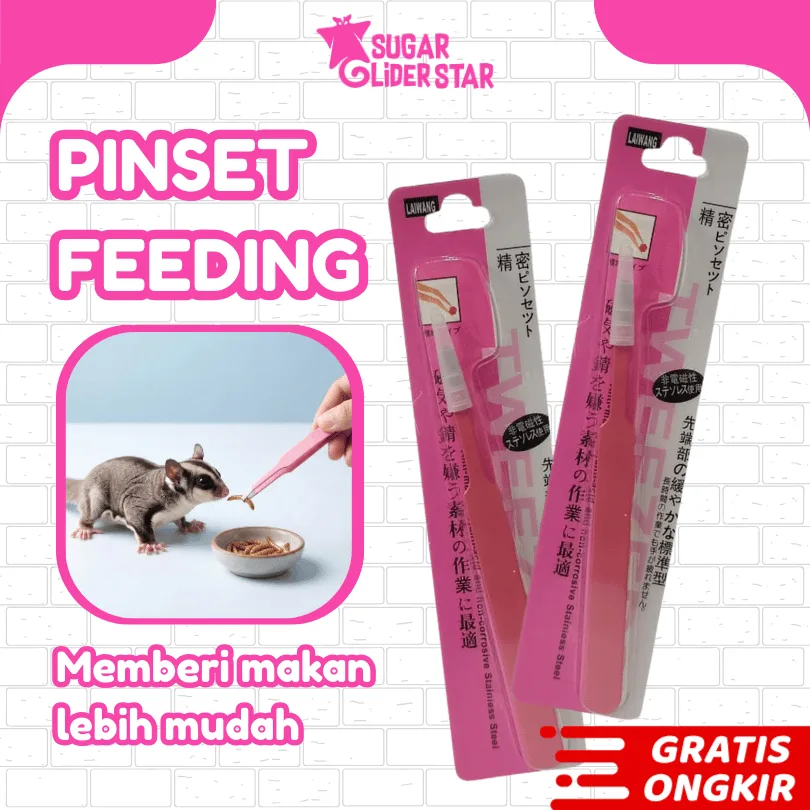 ADEWAP GLIDER Pinset Feeding Makanan Sugar Glider