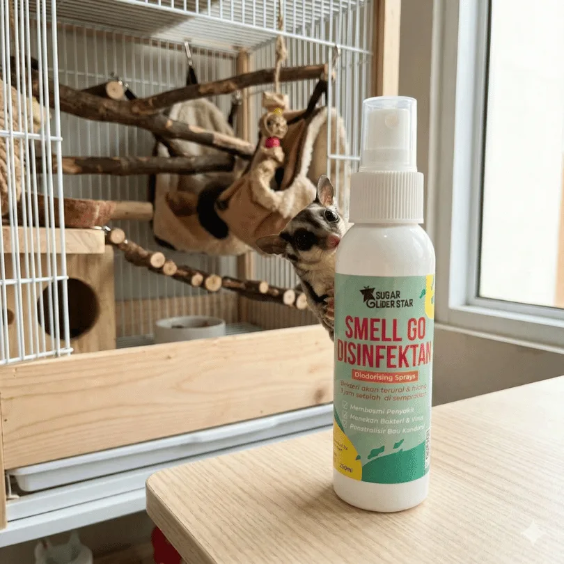 SUGAR GLIDER STAR Smell Go Desinfectant Penghilang Bau Kandang & Pesing Sugar Glider