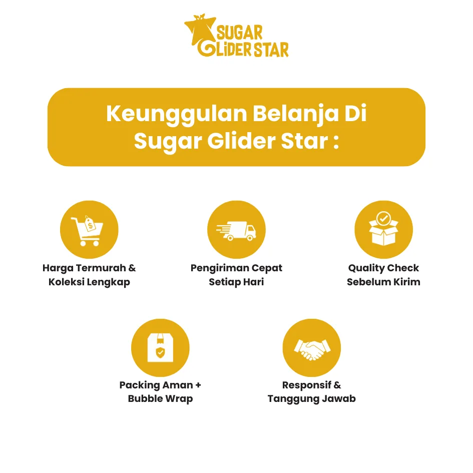 SUGAR GLIDER STAR Paket Camilan Sehat Sugar GLIDER