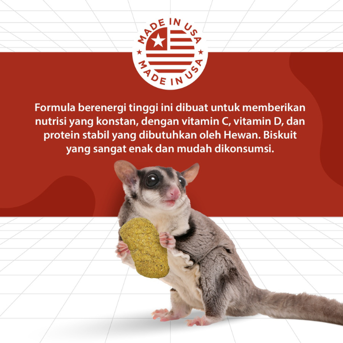 SUGAR GLIDER STAR Glider Biscuits Makanan Cemilan Sugar Glider