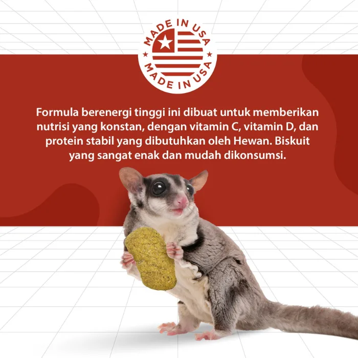SUGAR GLIDER STAR Glider Biscuits Makanan Cemilan Sugar Glider