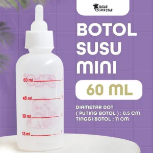 ADEWAP Botol Susu Mini SG Joey Hewan Kecil 60 Ml Feeder Drinker Hewan