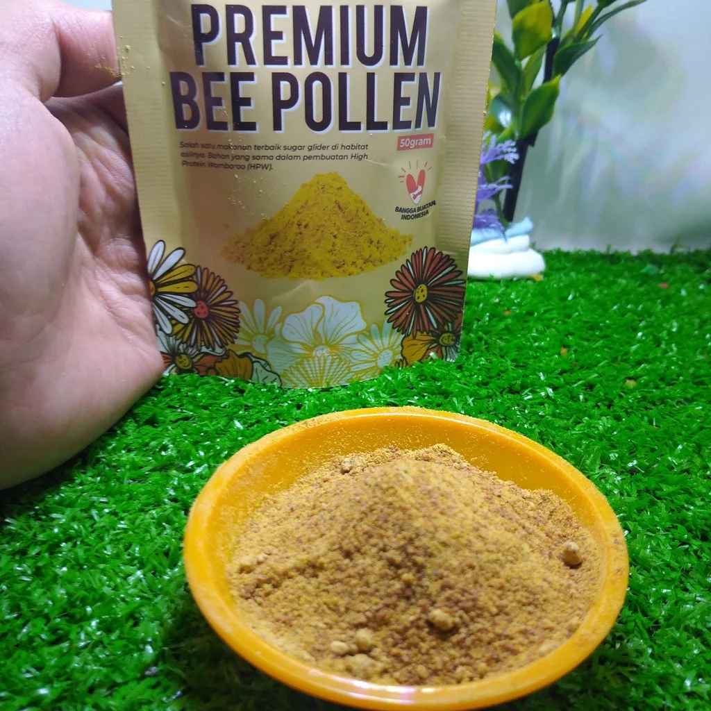 SUGAR GLIDER STAR Premium Bee Pollen Suplemen Vitamin Sugar Glider 50gr