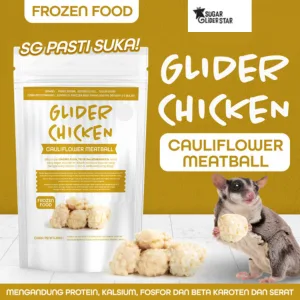 ADEWAP GLIDER Frozen Food Bunga Kol Meatball Glider Chicken For Sugar Glider