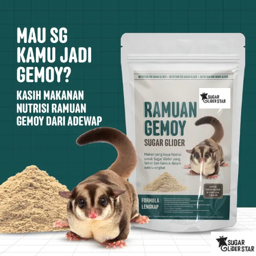 ADEWAP GLIDER Ramuan Gemoy Protein Premix Formula dan Nutrisi Komplit Sugar Glider