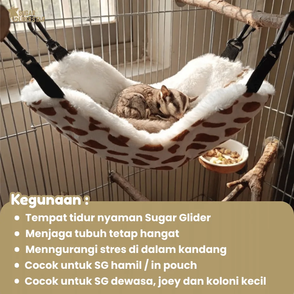 SLEEPING POUCH BENTUK PERAHU KORA KORA / TEMPAT TIDUR SUGAR GLIDER / LEMBUT