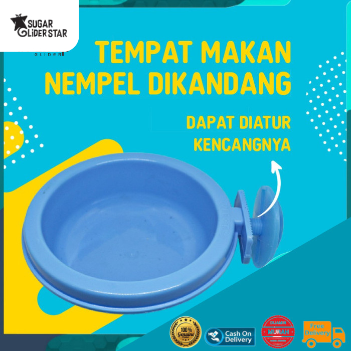 SUGAR GLIDER STAR Tempat Makan Jepit Hewan Sugar Glider