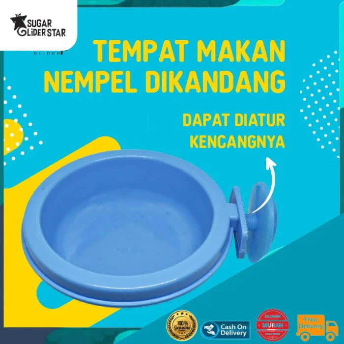 SUGAR GLIDER STAR Tempat Makan Jepit Hewan Sugar Glider
