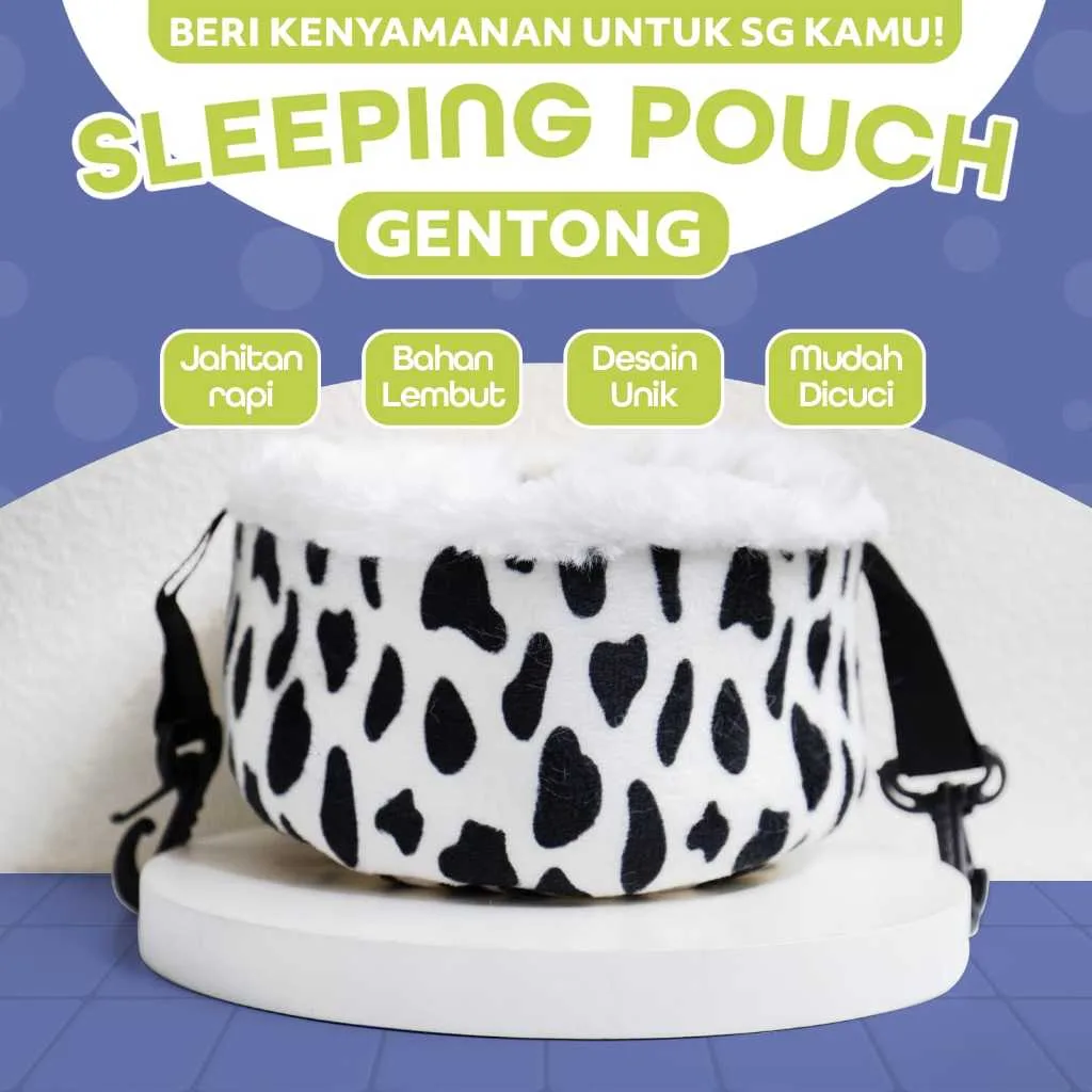 Sleeping Pouch Sugar Glider Hamster Cincila Model Gentong