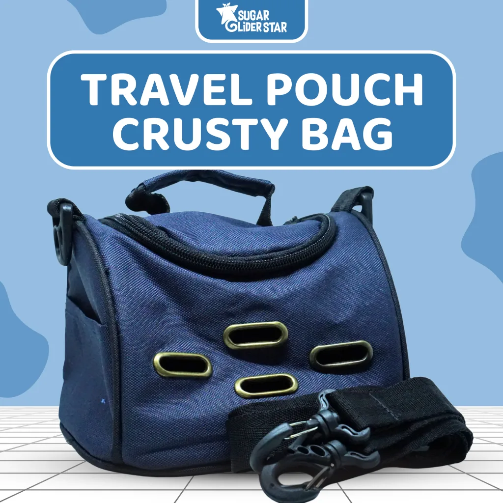 SUGAR GLIDER STAR Travel Pouch Crusty Bag Tas Sugar Glider Tupai