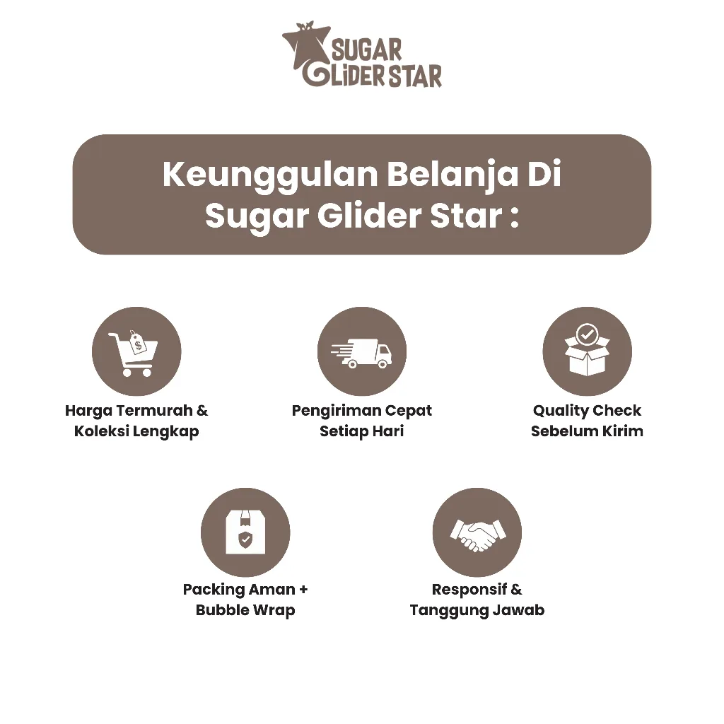 SUGAR GLIDER STAR Vita Glow Vitamin Kulit & Bulu Sugar Glider 30ml