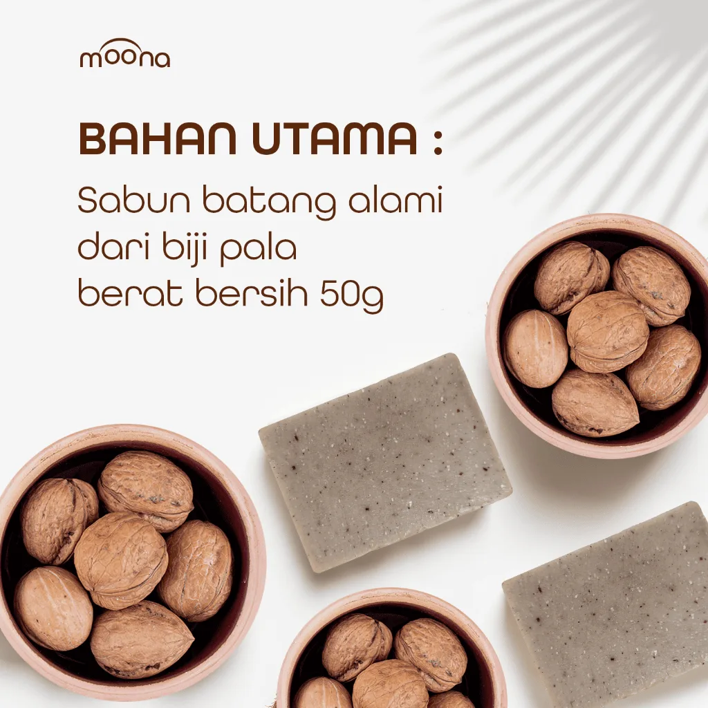 Moona Sabun Pala Alami Sabun Cuci Mandi Pembersih Serbaguna