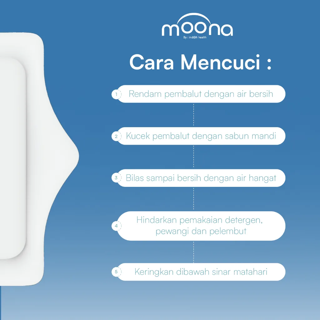 Moona Pembalut Kain Menstrual Pad Cuci Ulang Wanita - Day