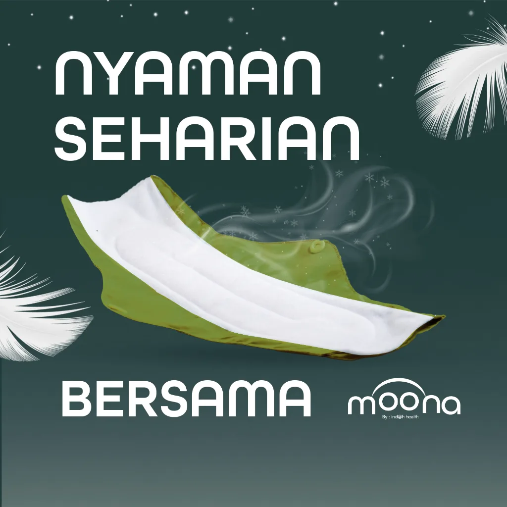 Moona Pembalut Kain Menspad Cuci Ulang Wanita Menstrual Pad - Night