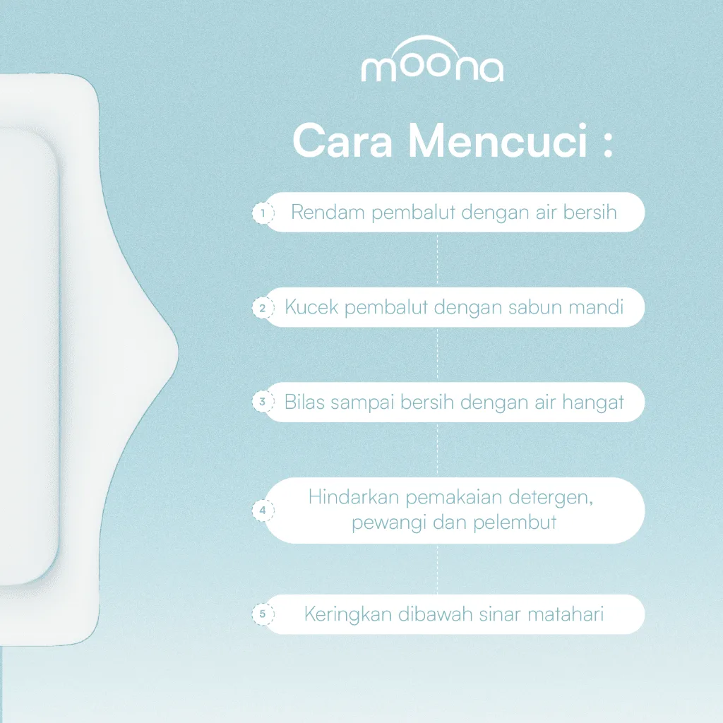 Moona Pembalut Kain Menspad Wanita Cuci Ulang