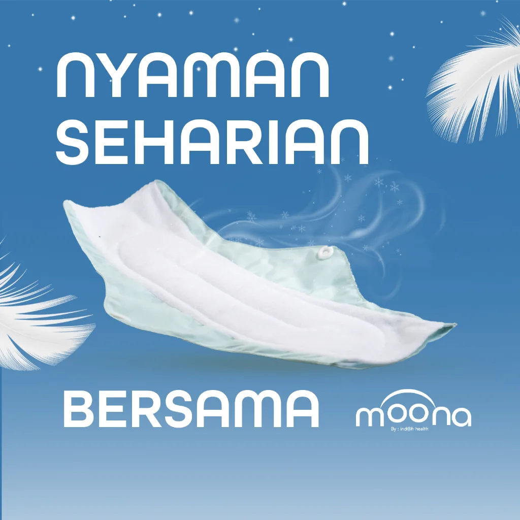 Moona Pembalut Kain Wanita Cuci Ulang Washable Menspad