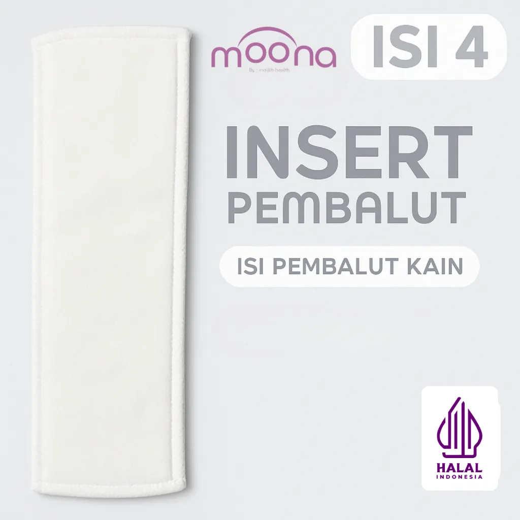 Moona Insert Pembalut Kain Tambahan Daya Tampung Pembalut Kain Insert