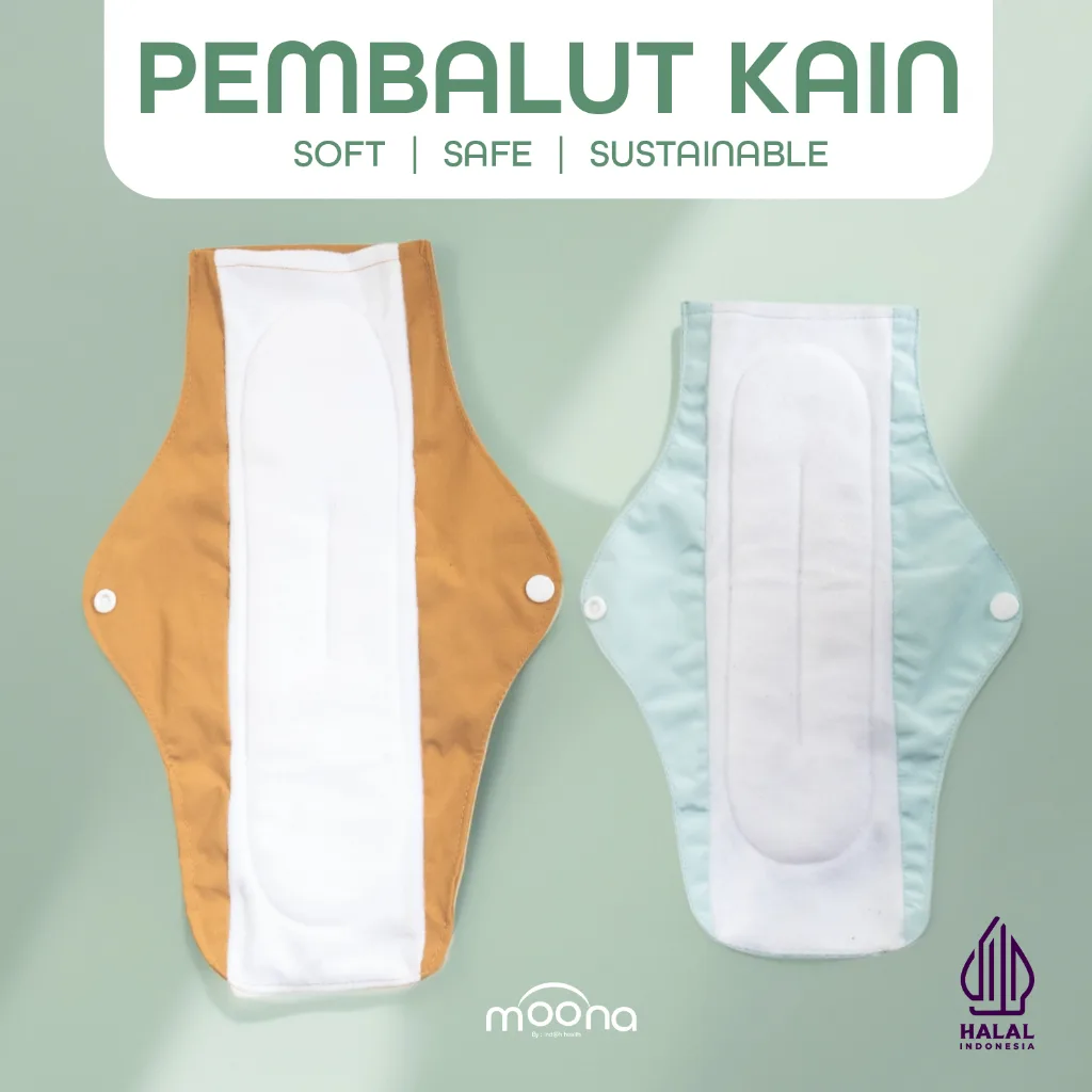Moona Pembalut Kain Cuci Ulang Menstrual Pad Wanita Washable Women Menspad