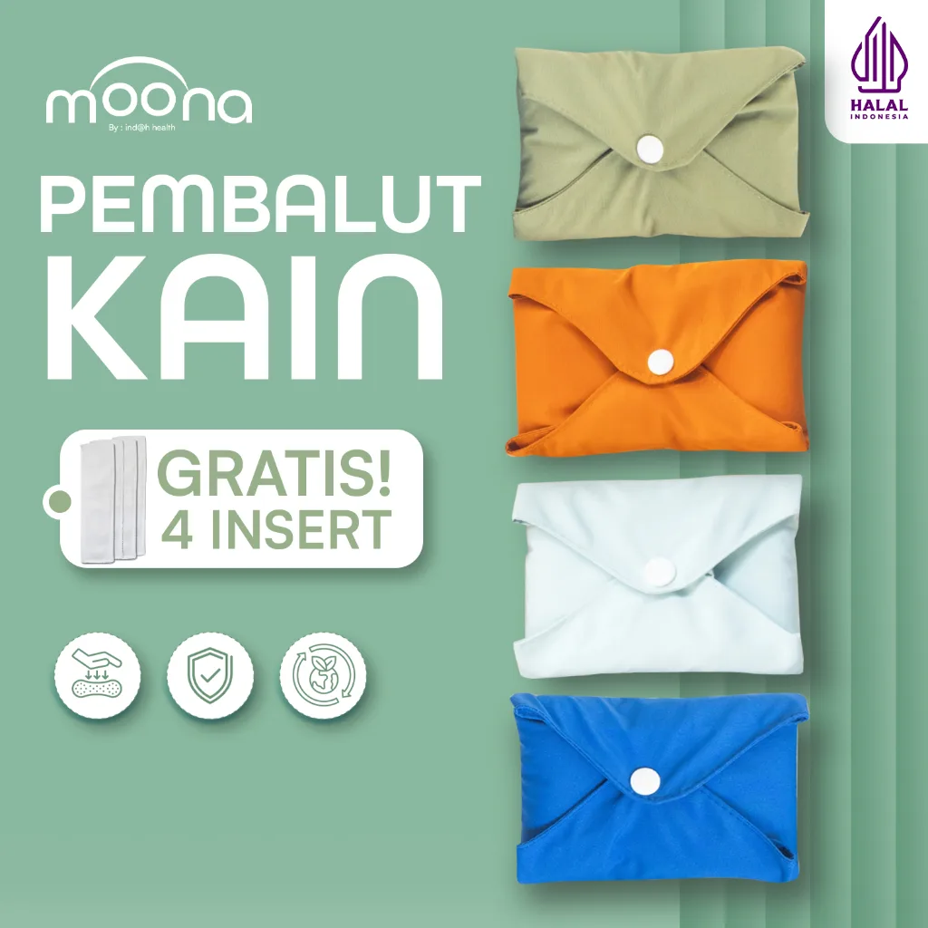 Moona Menspad Kain Pembalut Kain Cuci Ulang