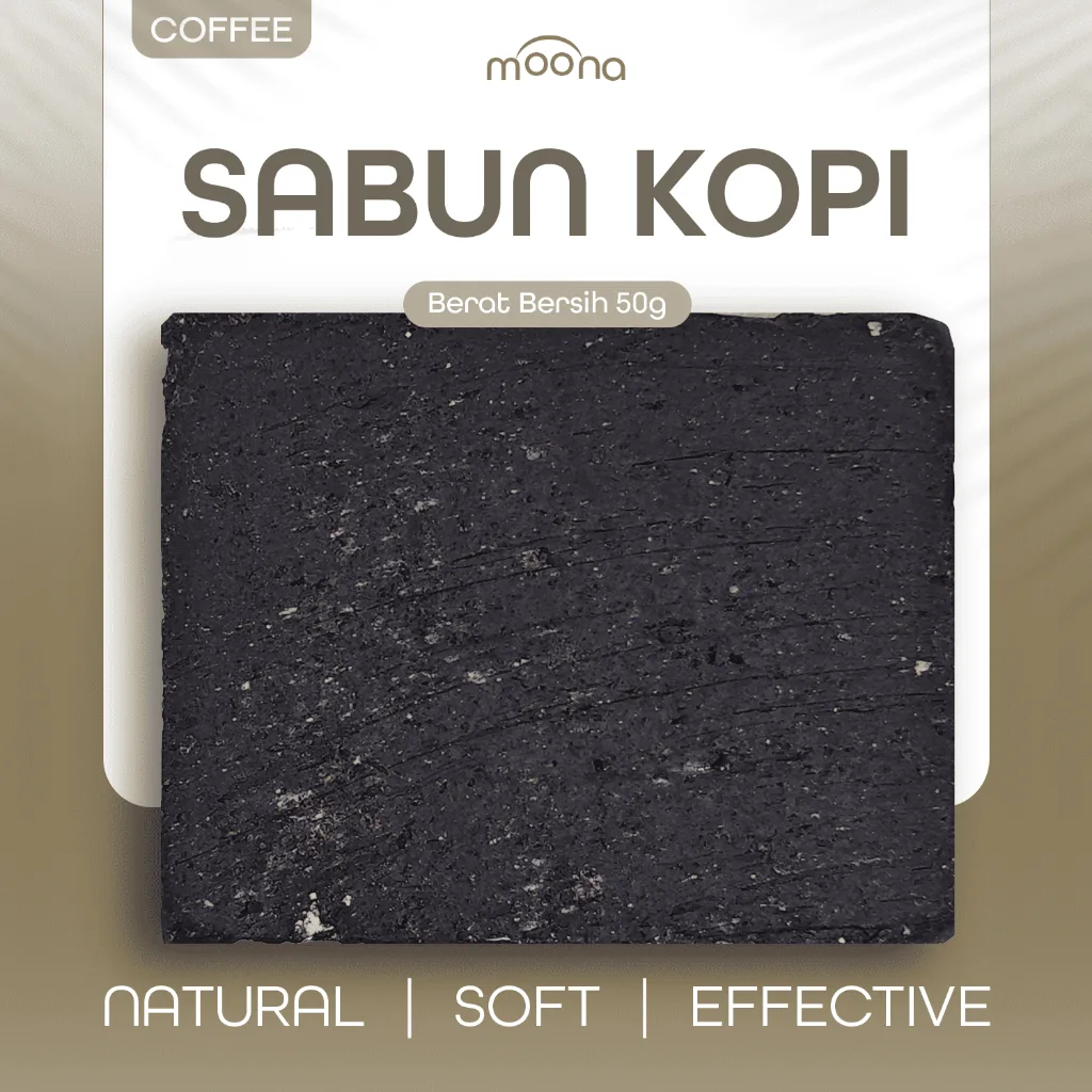 Moona Sabun Kopi Alami Sabun Cuci Mandi Pembersih Serbaguna