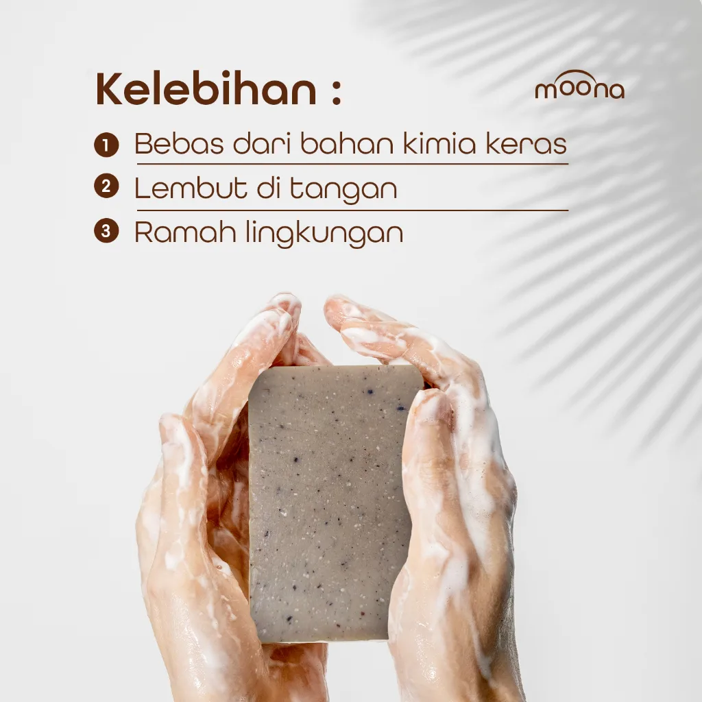 Moona Sabun Pala Alami Sabun Cuci Mandi Pembersih Serbaguna