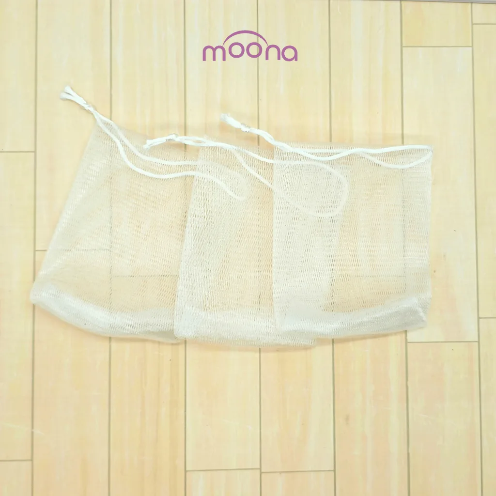 Moona Jaring Sabun Mandi Serbaguna Foaming Pouch Kantong Jaring Busa Serbaguna
