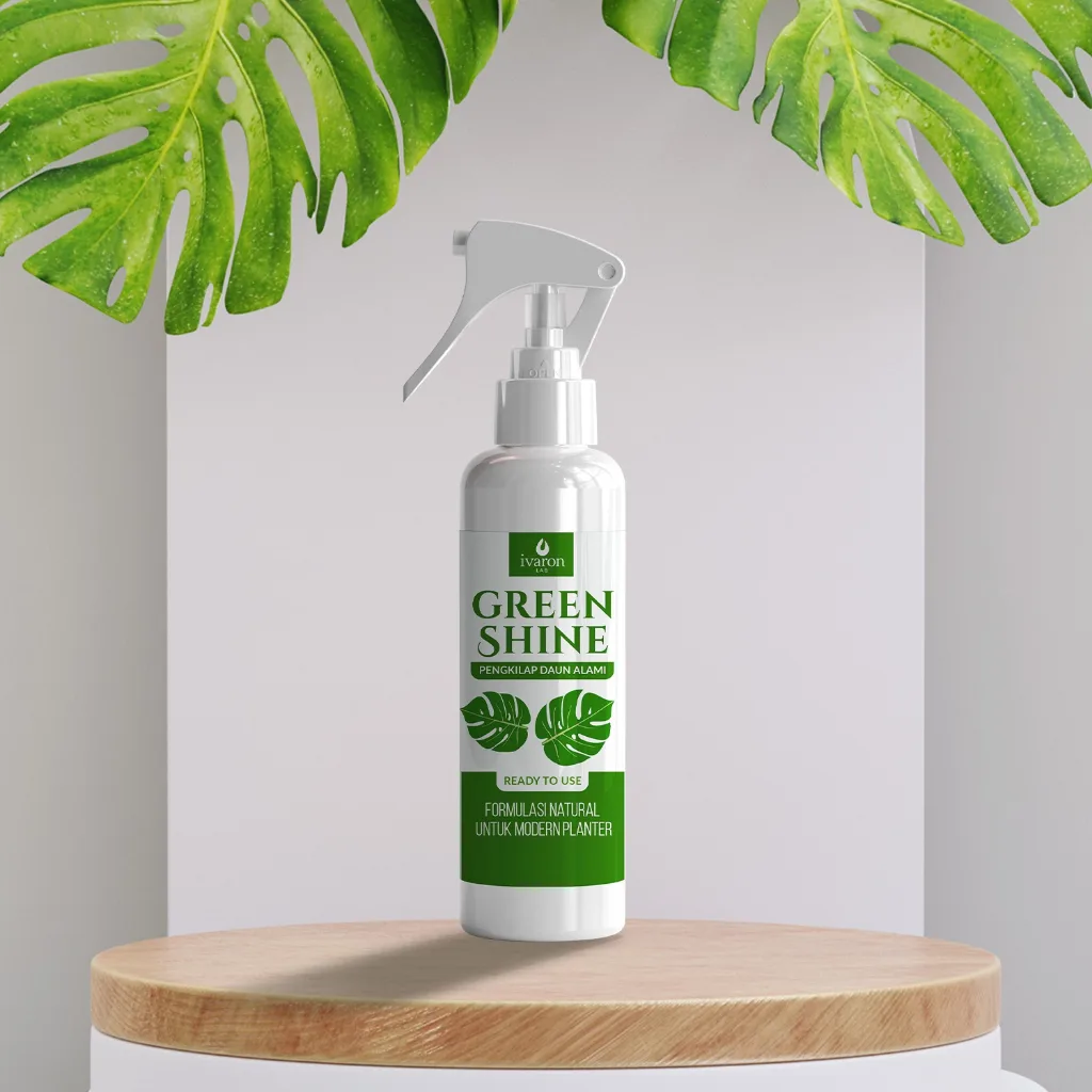 Ivaron Green Shine 250ml - Pengkilap Daun Tanaman Hias, Siap Pakai & Melindungi Daun