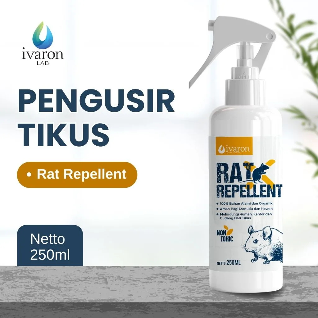 IVARON Rat Repellent Spray Cairan Pengusir Tikus 250ml Racun Tikus Pembasmi Hama