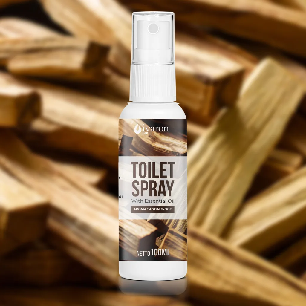 IVARON Toilet Spray Penghilang Bau Toilet Kamar Mandi Anti Bakteri Wangi Fresh Sendalwood 100ml
