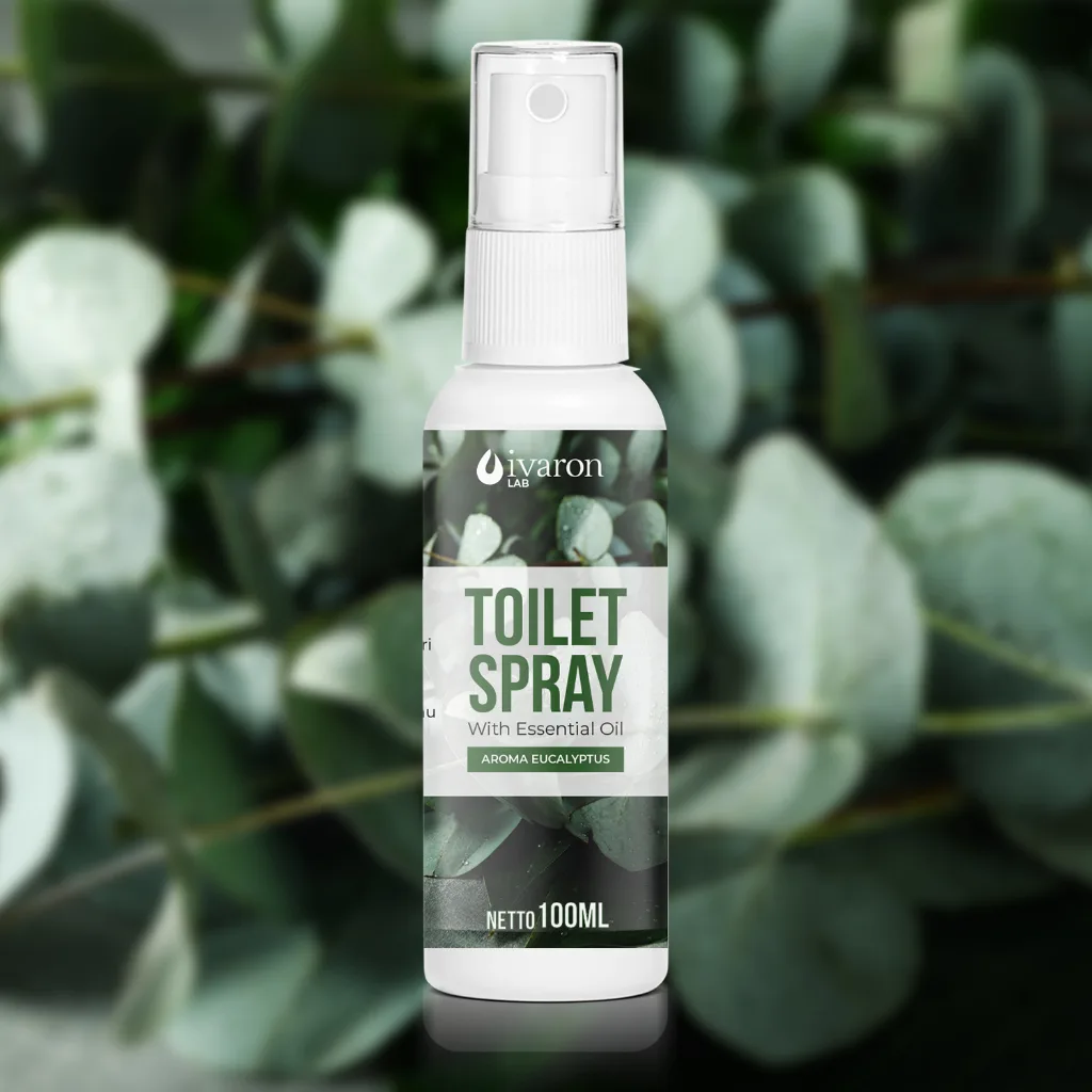IVARON Toilet Spray Eucalyptus Penghilang Bau Toilet Kamar Mandi Anti Bakteri Wangi Segar 100ml