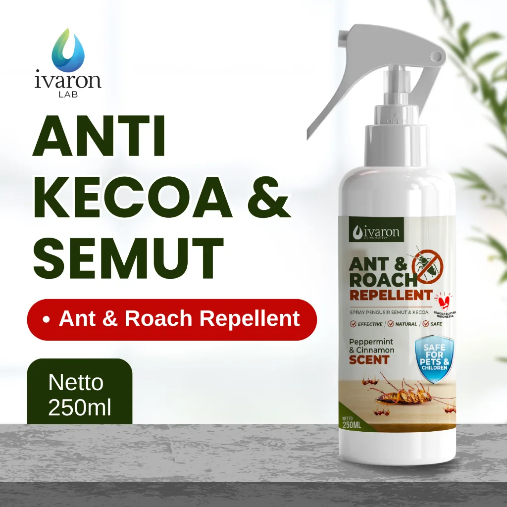 IVARON Pembasmi Semut Racun Kecoa Anti Semut Semprotan Pembasmi Semut Cairan Pengusir Serangga