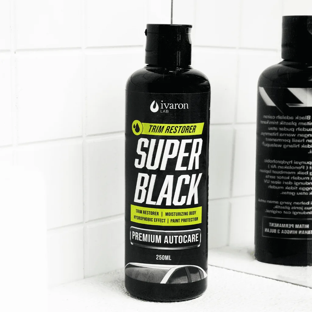 IVARON Penghitam Body Motor Dashboard  Pengkilap Restorer Kasar Permanen Kit Black Magic Pengkilat