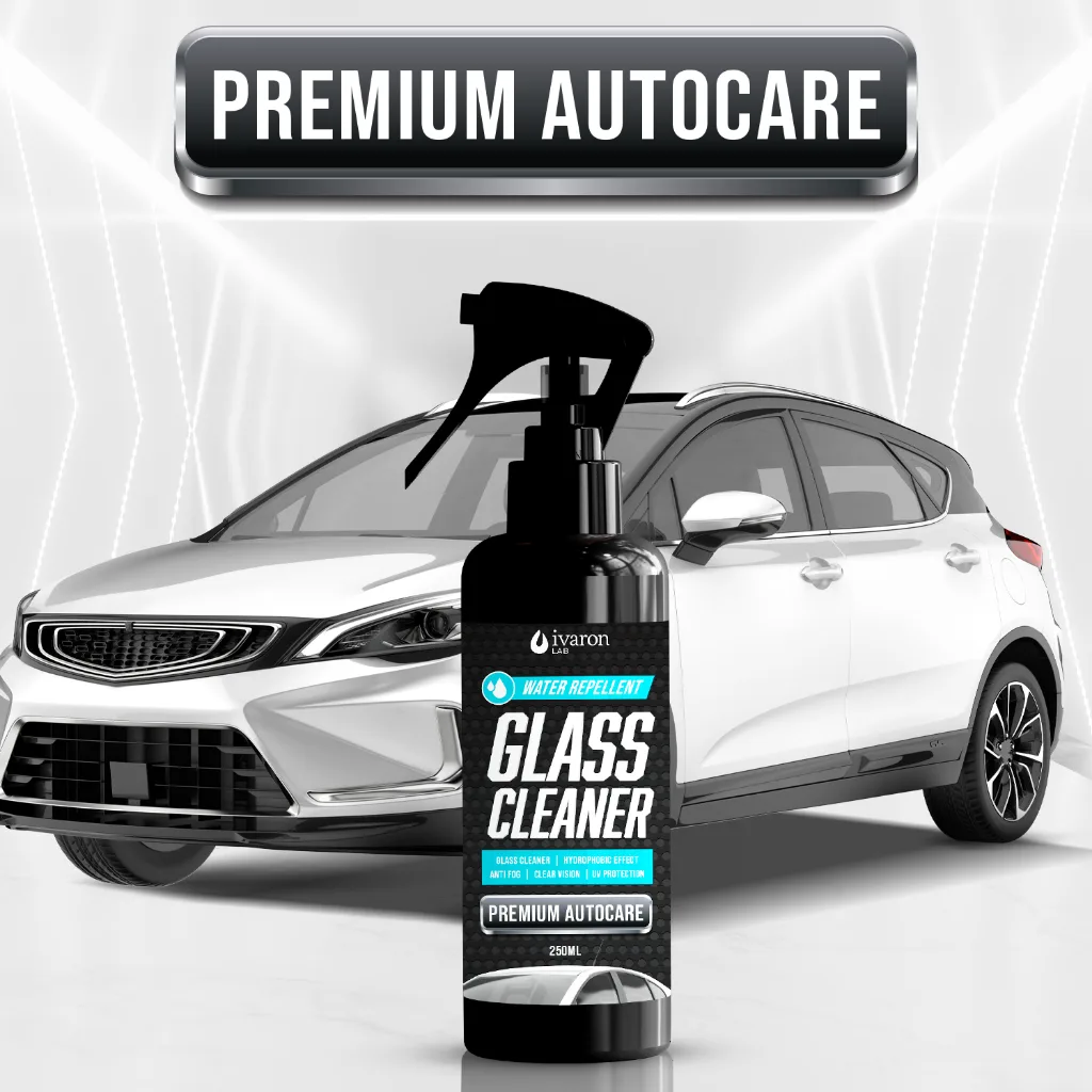 IVARON Glass Cleaner Cairan Pembersih Kaca  Semprotan Anti Jamur & Water Repellent - Spray 250ml