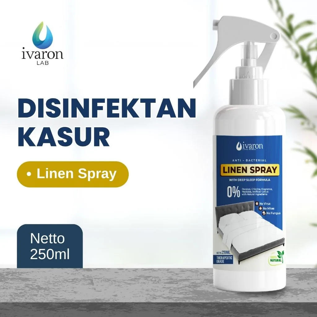 IVARON Bed Linen Spray Parfum Kasur Dan Bantal Anti Bacterial Tidur Pulas Deep Sleep Aromatherapy