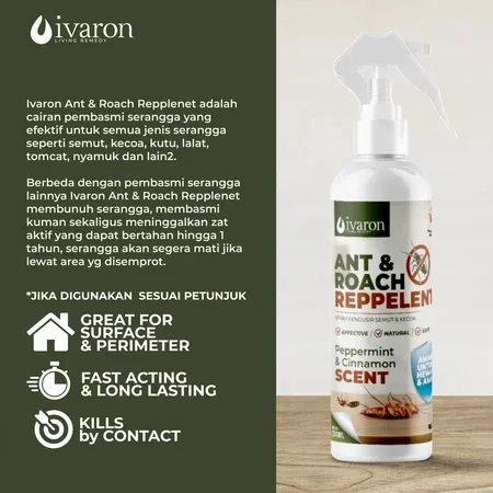 IVARON Paket Rat Killer Racun Tikus Mati Kering & Pembasmi Semut Serangga Kecoa