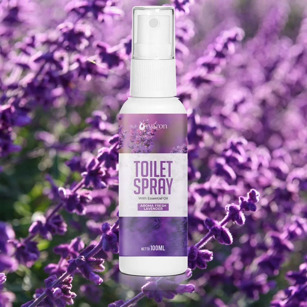 IVARON Toilet Spray Lavender Penghilang Bau Toilet Kamar Mandi Anti Bakteri Wangi Segar 100ml