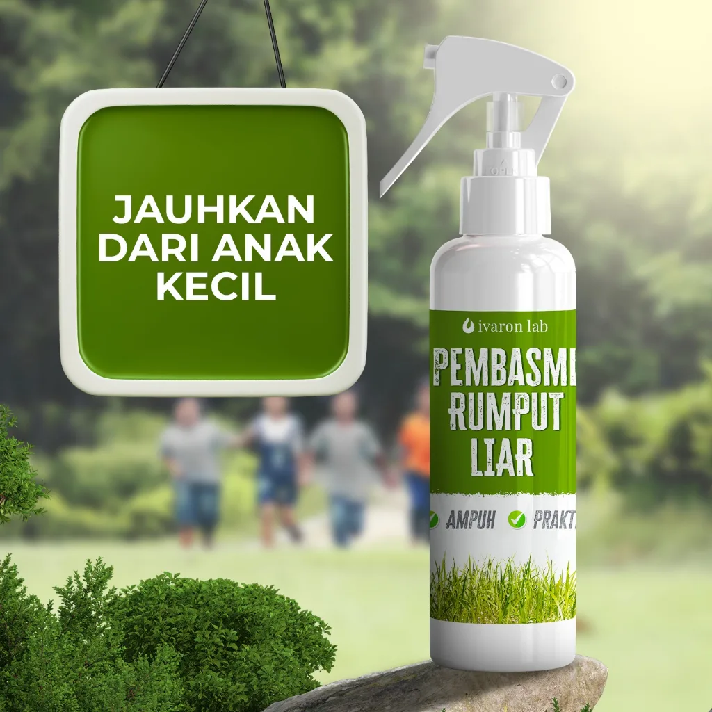 IVARON Racun Rumput Obat Pembasmi Rumput Liar Suket Pembunuh Gulma Mematikan