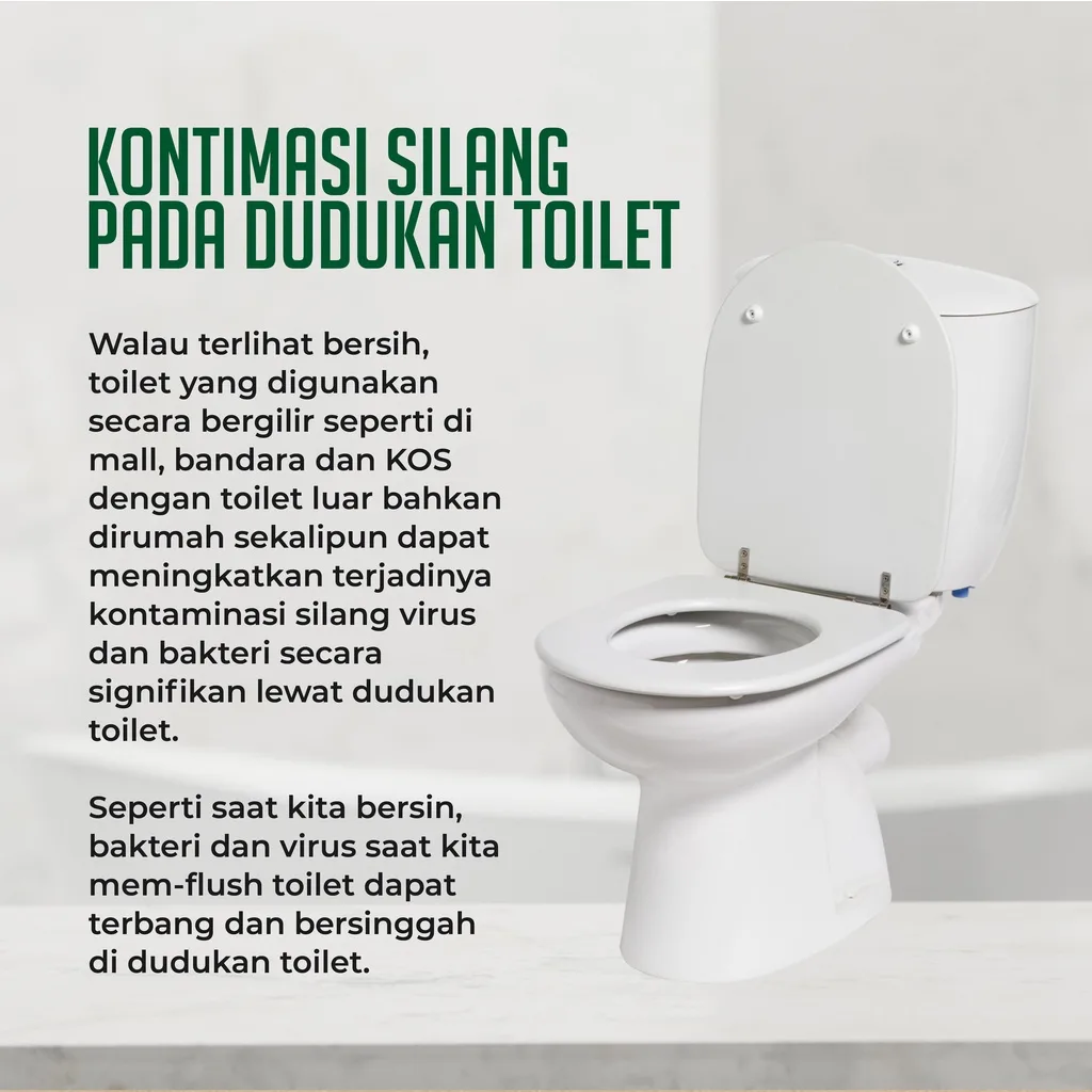 IVARON Pembersih dudukan Toilet Seat Spray Sanitizer Desinfektan Pengharum Kamar Mandi Aroma Terapi