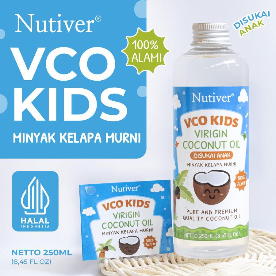 NUTIVER Paket Minyak MPASI Bayi 250ml 2 Pcs Minyak Kelapa Murni Extra Virgin Coconut Oil Cool Press