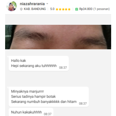 NUTIVER Minyak Kemiri Bakar Penumbuh Rambut  Murni 100ml Perawatan Rambut & Kulit Kepala Alami
