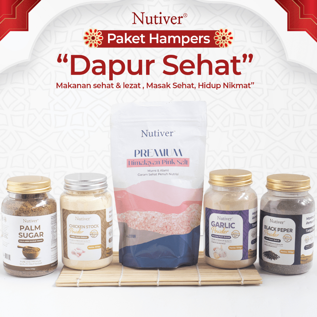 NUTIVER | PAKET HAMPERS | HAMPERS LEBARAN | PAKET LEBARAN | GIFT IDUL FITRI | HAMPERS DAPUR SEHAT | KEPERLUAN DAPUR