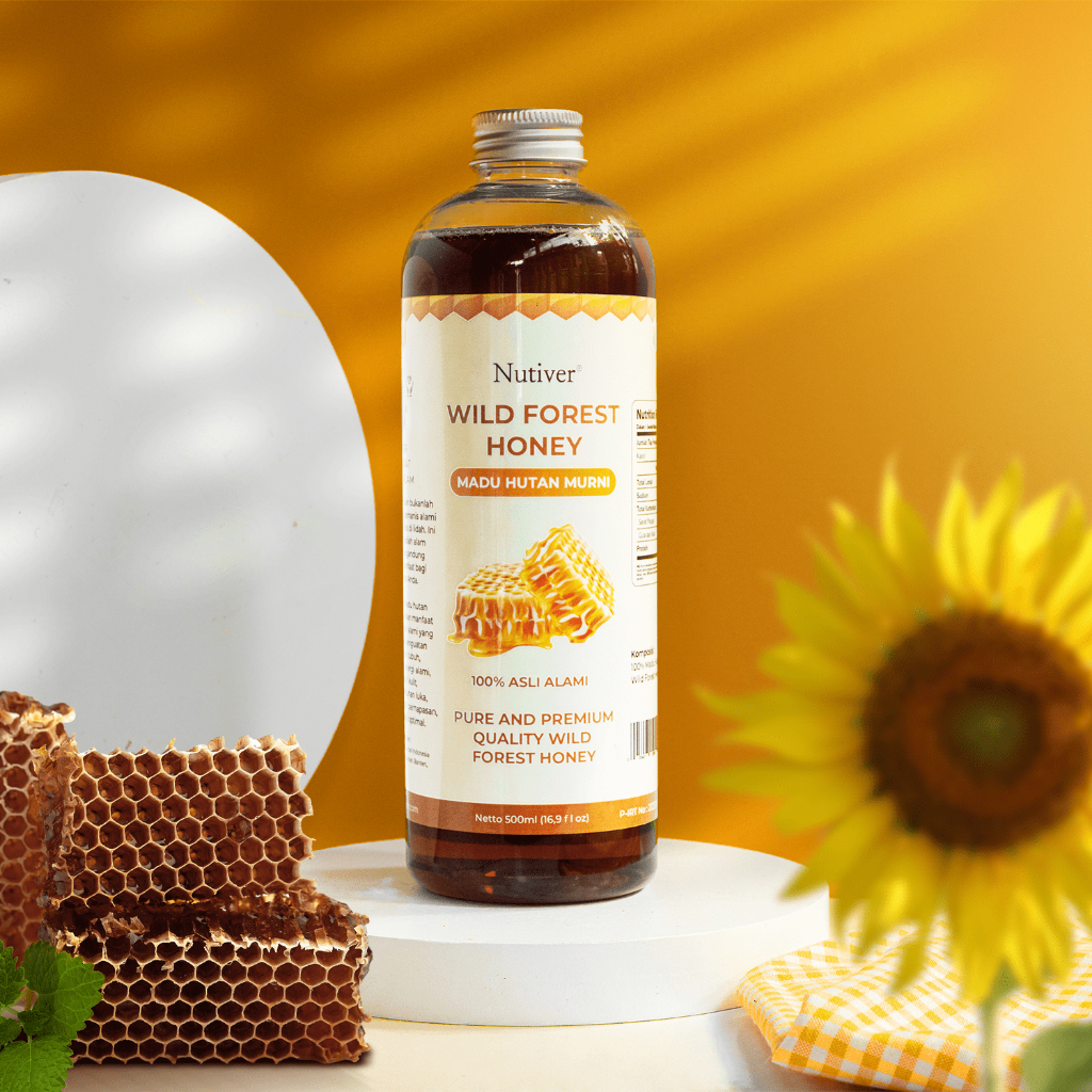 Nutiver Madu Hutan Murni 500ml Madu Murni Alami Tanpa Campuran Asli Kalimantan Kaya Manfaat