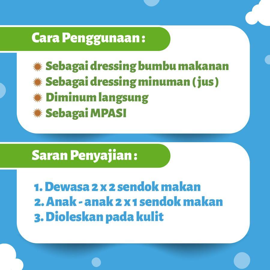 NUTIVER Paket Minyak MPASI Bayi 250ml 2 Pcs Minyak Kelapa Murni Extra Virgin Coconut Oil Cool Press