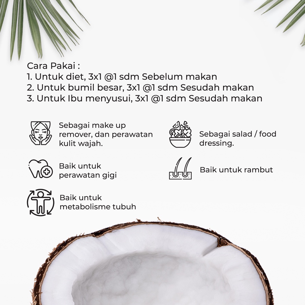 NUTIVER Minyak Kelapa VCO 5 Liter Virgin Coconut Oil EVCO Cold Pressed Murni
