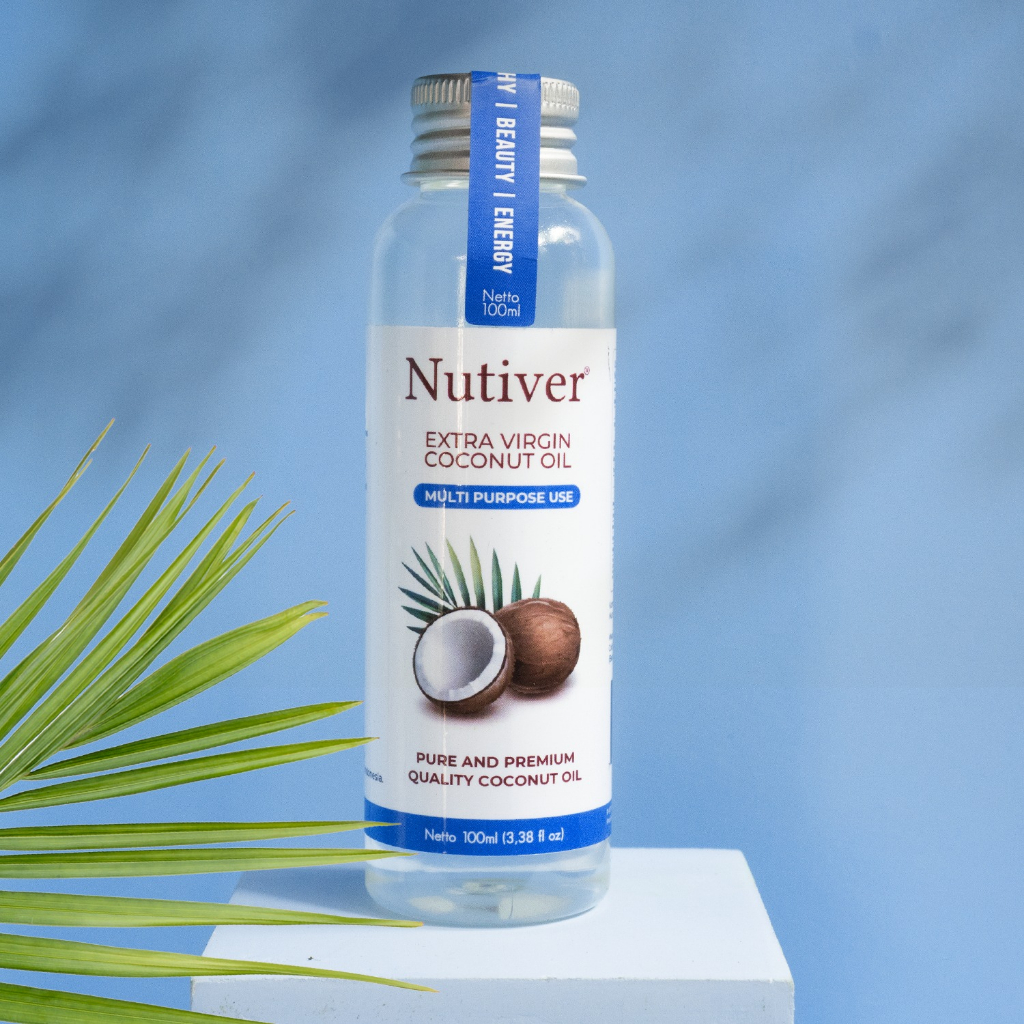 NUTIVER VCO 100ml Extra Virgin Coconut Oil Minyak Kelapa Murni Cold Pressed